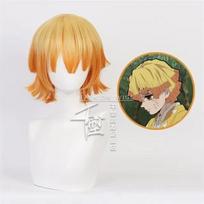 Cosplay Wig Tomioka Giyuu Kamado Nezuko Short Golden Hair Kochou Bu Livraiso One Size beige