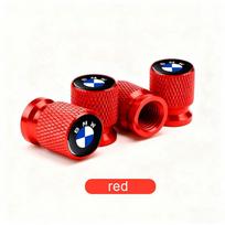 Automobilio ratų padangų vožtuvų dangteliai Padangų kotelių dangteliai Oro dulkėms atsparūs Vandeniui atsparūs BMW E61 E81 E87 1 2 3 4 5 6 7 serijoms X1 X3 X4 X5 X6 F20 E90 raudona