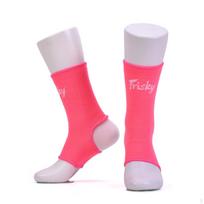 Muay Thai Ankle Guard NonSlip Fit Support Breathable Kickboxing Instep Protector for S rožinė
