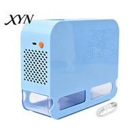 Bird Cage Feeding Accessories Electric Birdseed Shell Separator, Feed Blowing Machine, Dehuller Machine Automatic Millet Husk Remover Separator mėlyna