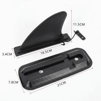 4.5 Inches Surf & SUP Single Fin Slide In Surfboard Fin Replacement Paddle Board Fin  for Longboard Fin+Base