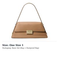 MICHAEL KORS Ludlow Cow Leather Handbag, Shoulder Bag Medium Women's Brown 30F4GLNL2L-HUSK One Size 1 brown