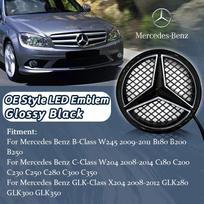 Priekinių grotelių žvaigždės emblemos logotipas Mercedes Benz B W245 C W204 C300 C250 GLK X204 GLK300 GLK350
