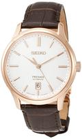 SEIKO PRESAGE Mechanical Watch White Dial Sapphire Crystal SARY142 Men's See-Through Back 3BAR Made in Japan beige