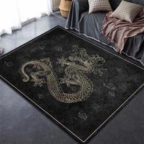 Dragon Carpet Svetainės Namų dekoras Sofos Stalo Kilimėlis Neslysta Kėdės Pagalvėlė Poilsio Kilimėlis Kalėdinis kilimėlis 100cm by 120cm