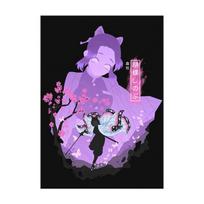 Demonų Sunaikintojas Sienų Menas Anime Plakatas Kamado Tanjirou Personažas Dekoratyvinis Drobės Paveikslas Modernus Namų Vaikų Kambario Dekoras Sienų tapyba Be Rėmo 40*50cm