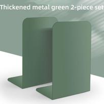 Metalinė sustiprinta knygų lentyna, knygų atraminė stalo plokštė, paprastas knygų laikymo stalas, knygų atraminė pertvarinė knygų lentyna Green gray