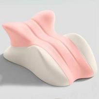 Ortopedinė miego pagalvė ant pilvo without small pillow balta/rožinė