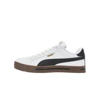 Puma Smash Vulc V3 Synthetic Leather Fashion Casual Classic Simple Breathable Durable Low-Top Skate Shoes Unisex Sneakers White 380752-22 44 white