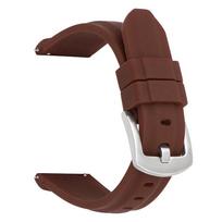 20mm 22mm 24mm 26mm Silikoninė laikrodžio apyrankė Greito atsegimo Elastinga guminė laikrodžio juosta Samsung Huawei Xiaomi OPPO išmaniajam laikrodžiui Apyrankė 22mm ruda