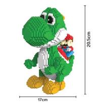 Juokingi Super Mario Mikro Statybiniai Blokiniai Figūrėlės Skeletas Mario Yoshi Luigi Bowser Broliai Blokiniai Dėlionės Surinkimo Žaislai Vaikui Dovana No Box