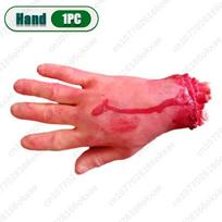 Halloween Simulation  Fake Human Limbs Ornaments Horror Props for Haunted House Party Scary Props Halloween Decoration pink