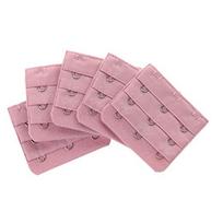 5 PCS Bra Extender Strap Extension 3 Hooks Supplies Replacement Bra Hooks gray