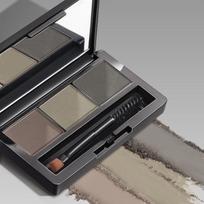 NOVO - Rūko formos trijų spalvų antakių pudra - 3 spalvos 02# Smoke Gray - 4.8g gray