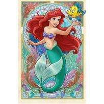 Undinėlė Disney Arielė Animacinis Paveikslėlis Gręžimo Kabantis Elementas Dėlionė Išpardavimas Dygsnio Mozaika 5d Menas Deimantinė Tapyba Rankdarbis Dovana Didelis Dydis Round 20x30cm