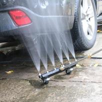 15 colių Aukšto slėgio plovimo priedas vežimėlis Valytuvas su 6 antgaliais ir 2 prailginimais Automobilio kėbulo valymas for Car Bottom gray