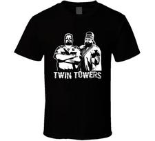 Twin Towers Akeem And Big Boss Man Retro Legends Of Wrestling T Shirt Unisex T-Shirt XXXL gray