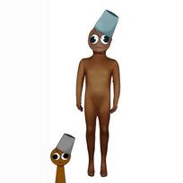Sprunki Incredibox Cosplay Kostiumas Helovinui Žaidimo Aksesuaras Pėdkelnės 120 brown