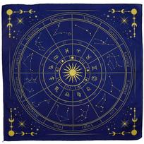 Taro kortų dėliojimo staltiesė – Zodiakas