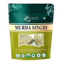 Brijbooti Murda Singhi - Best For Skin Care - 200 Gr - Removes pimple scars, Acne, Dark Spots, Eczema, Vitiligo - Murdar Seng - Litharge 200GM black
