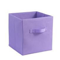 Didelė sulankstoma audinio laikymo dėžė drabužiams, knygoms, žaislams ir buities reikmenims, įvairių spalvų Purple