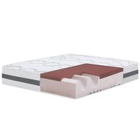 The White Stone Memory Foam Mattress Aukštis 27 cm | Hipoalerginis ir kvėpuojantis audinys | Savaime prisitaikančios ortopedinės savybės 140 x 185 cm balta