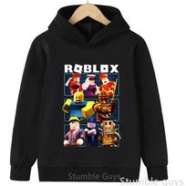 Roblox Vaikų Laisvalaikio Sportinis Džemperis Su Gobtuvu Pavasaris Ruduo 3D Žaidimo Veikėjo Spaudinys Berniukų Mergaičių Apranga 140 black
