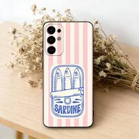 S-Sardines F-Fish Art Phone Case For Samsung S25,S24,S21,S22,S23,S30,Ultra,S20,Plus,Fe,Soft Silicone Black Cover Samsung S25ULTRA beige