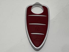 Car Key Rubber Pad For Alfa Romeo 156/159 /Mito/giulietta/gt/4c Rubber 3 Buttons Remote Shell Blank Accessories For Girls 1 Pc black