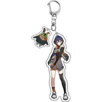 Game Keychains Zenless Zone Zero Wise Belle Hoshimi Miyabi Nicole Demara Accessories Cute Bag Pendant for Fans Gifts Wholesale brown