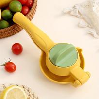 Large Manual Fruit Juicer Clip Multifunctional Hand Press Squeezer for Orange Lemon Pomegranate Household Kitchen 1pc geltona
