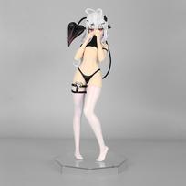 Suzumiyahina Anime Demonic Beauty Girl Standing Posture Action Figure Pvc Mode Toy Doll Collection Gifts For Kids Adults Children's Birthday Gift white