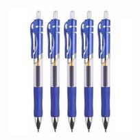 K35 Click-Action 0.5mm Bullet Tip Pen - Red, Black, Blue - Smooth Refill Water-Based Signature Pen for Office Use 0.5mm