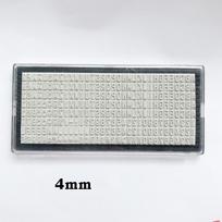 3/4/6.4mm Type Stamp DIY Rubber Scrabble Board Digital Letter Stamp DIY Cut Paste Reusable Stamping Arts Sewing gray