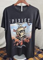 Pixies Cymbals Eat Guitars 2017 DC Concert Graphic Size Large Black... Unisex T-Shirt M gray