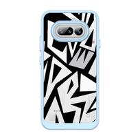For Nothing Phone 4A Pro 3A Pro 2 2A  Geometric Graffiti  Hard Clear Phone Case / Shockproof Nothing Phone Cover Nothing Phone 4A black