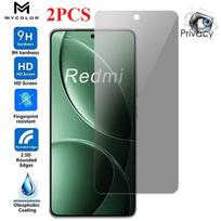 Anti-Spy Privacy Tempered Glass For Redmi K90 Pro Max K80 K70 K70E K60 K60E K50 K50i K40 K40s Gaming K30 Ultra K30s Pro+ Plus Champion 4G 5G 2025 Redmi K30 Ultra juoda
