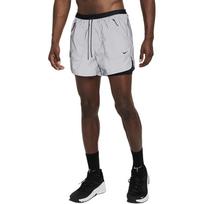 Nike Running Division Men's 4' Dri FIT Adv Reflective 2 in 1 Running Shorts FZ1123-035 L white