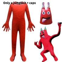 Roblox Rainbow Friends Cosplay Costume With Milk Silk Fabric For Kids Halloween Parties Red,100cm red