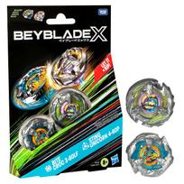 Beyblade X Bite Croc 3-60LF Sting Unicorn 4-60P dual pack set two right-spin tops battle top toys boys girls aged 8.