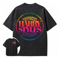 Show Harry Styles Live On Tour Together 2026 World Tour Tshirt Summer New Unisex Unisex Retro Street Wear Y2k Cotton Unisex Tshirt S black