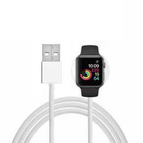 Magnetinis Belaidis USB A Greitas Įkroviklis Apple Watch Ultra Serijai 9 8 7 6 Se Type C Kabelis Įkrovimas Iwatch Serijai 5 3 2 black