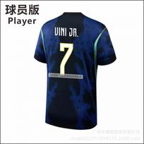 2026 FIFA World Cup Brazil Home Away Soccer Jersey Vinicius Jr 10 Player Version Short Sleeve Football Shirt Medium