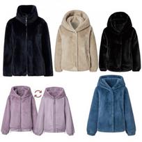 La Belle Shinyoung Fur Real Fur Jacket 04 mink reversible jacket LB105JK4 beige/77 gray