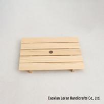 Japanese Style Wooden Sushi Box with Lid for Sashimi and Yakitori Display