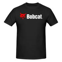 Logo  Bobcat Equipunisext Fitness Tshirt Minimalist Commuting Light Color Schemes Short Sleeve S black