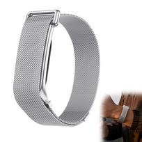 Google Fitbit Oro dirželis Nerūdijančio plieno Milanese Metaliniai laikrodžio dirželiai Reguliuojamas Patogus Pakeičiamas Apyrankė Išmaniajam laikrodžiui gray