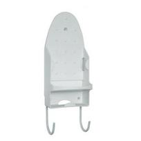 Portable Iron Holder Hotel Household Ironing Board Hanger Black White Wall Mount Iron Storage Rack Home Storage Supplies