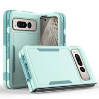 Suitable for Google Pixel Fold mobile phone case folding screen set sail 2-in-1 matte anti-drop protective case Pixel Fold gray
