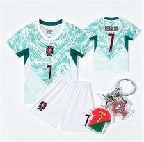 27 Portugal Away Game No. 7 Football Jersey Children'S Clothing Adult Set Size 16-2Xl with exquisite accessories #24